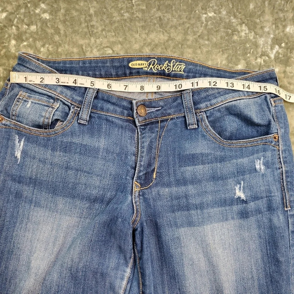 Old Navy Rockstar Distressed Jeans - Picture 3 of 8